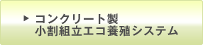 コンクリート製　小割組立エコ養殖システム